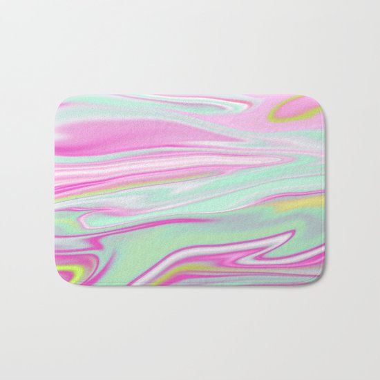 Iridescent Marble 11 Bath Mat