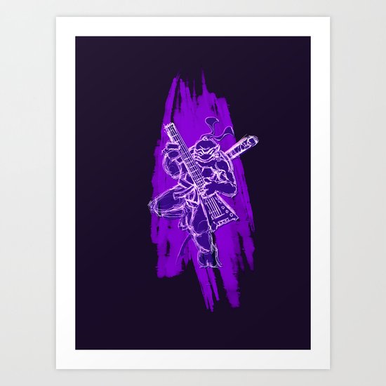 TMNT Rock: Don Art Print