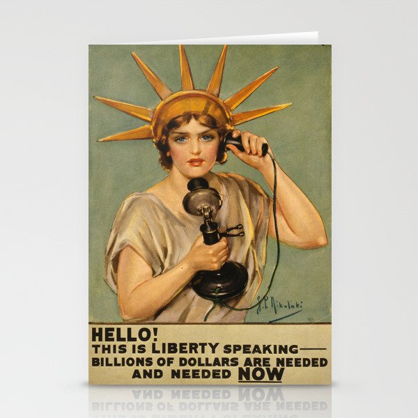 Vintage poster - Liberty Bonds Stationery Cards