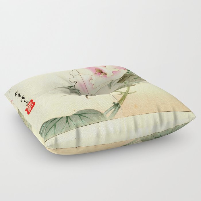 Hibiscus and Horsefly (Suzuki Shonen) Floor Pillow