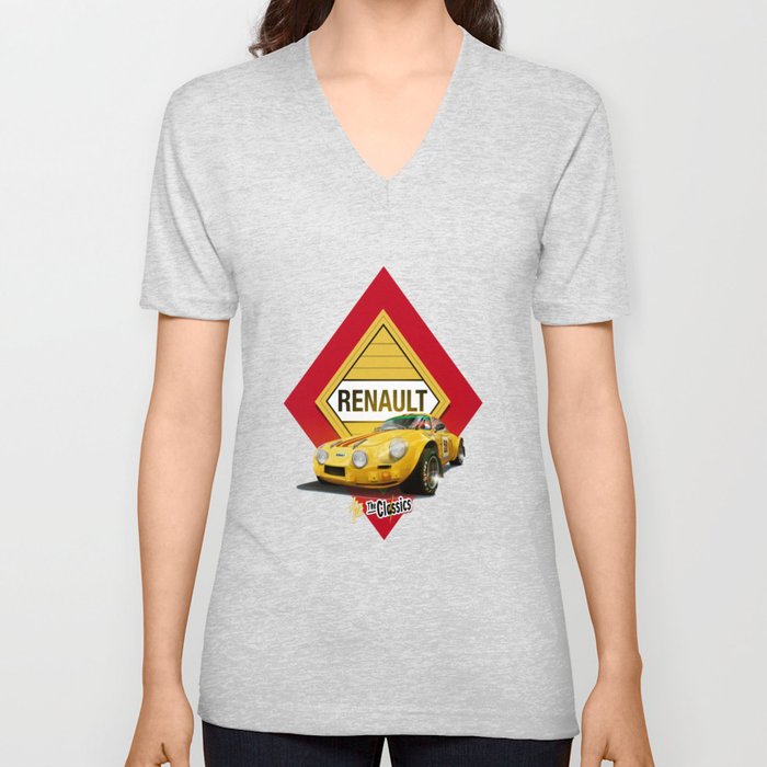 ROJO · Renault Alpine V Neck T Shirt