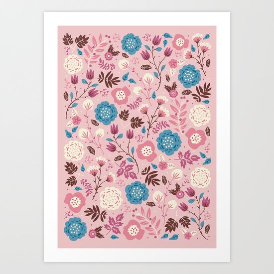 Pretty Pink Art Print