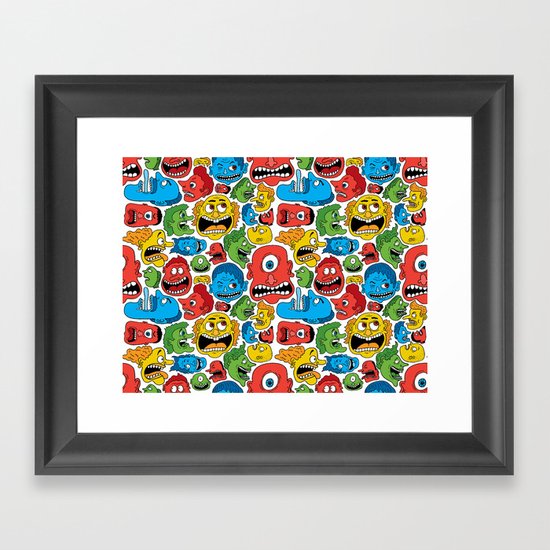Creeps Framed Art Print