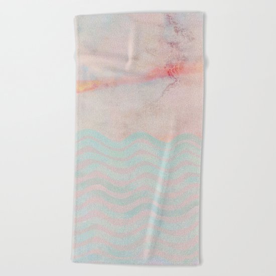 Day at the beach Beach Towel