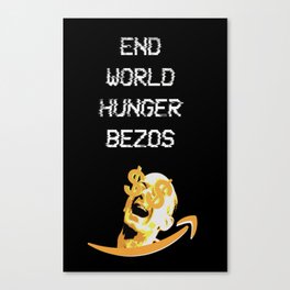 End World Hunger Canvas Print