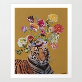 Tiger Queen Art Print