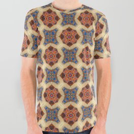 Seamless Orange Pattern All Over Graphic Tee