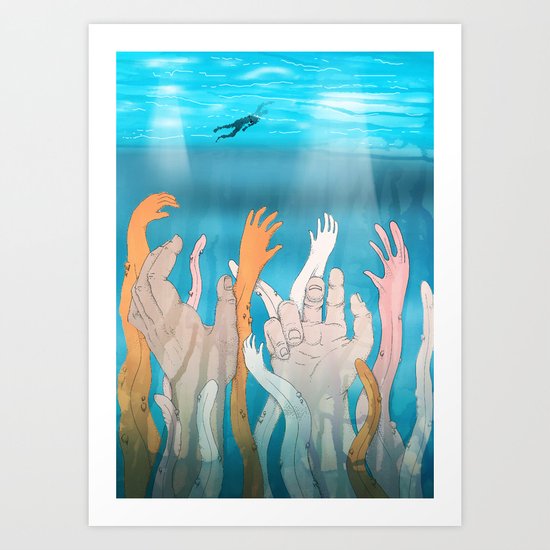 kelp Art Print