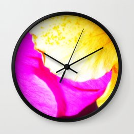hibiscus duo Wall Clock