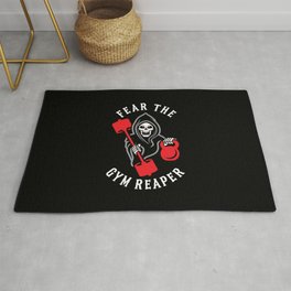 Fear The Gym Reaper Rug