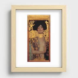 Gustav Klimt Judith and the Head of Holofernes (detail) 1901 Recessed Framed Print
