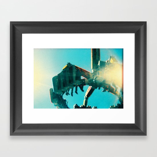 Oaks Park - Holga Series Framed Art Print