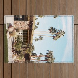 Summer Day At Palm Springs Outdoor Rug