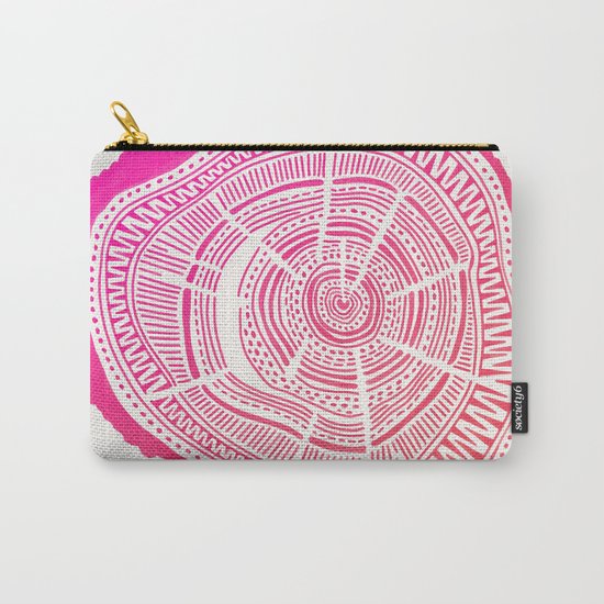 Ponderosa Pine – Pink Ombré Palette Carry-All Pouch