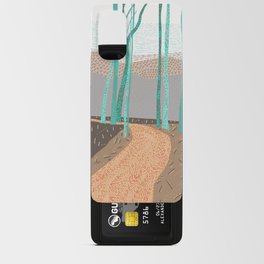 Forest Path in Winter 1 Android Card Case