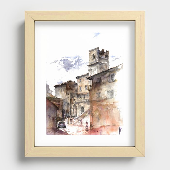Cortona, Italy Recessed Framed Print