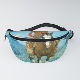 The Outlier by Frederic Sackrider Remington Fanny Pack