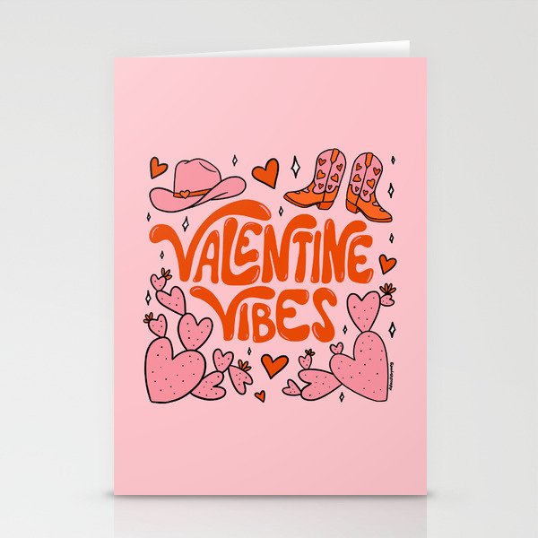 Valentine Vibes Stationery Cards