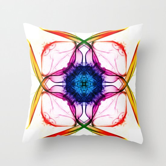 Smoke Art 88 Throw Pillow