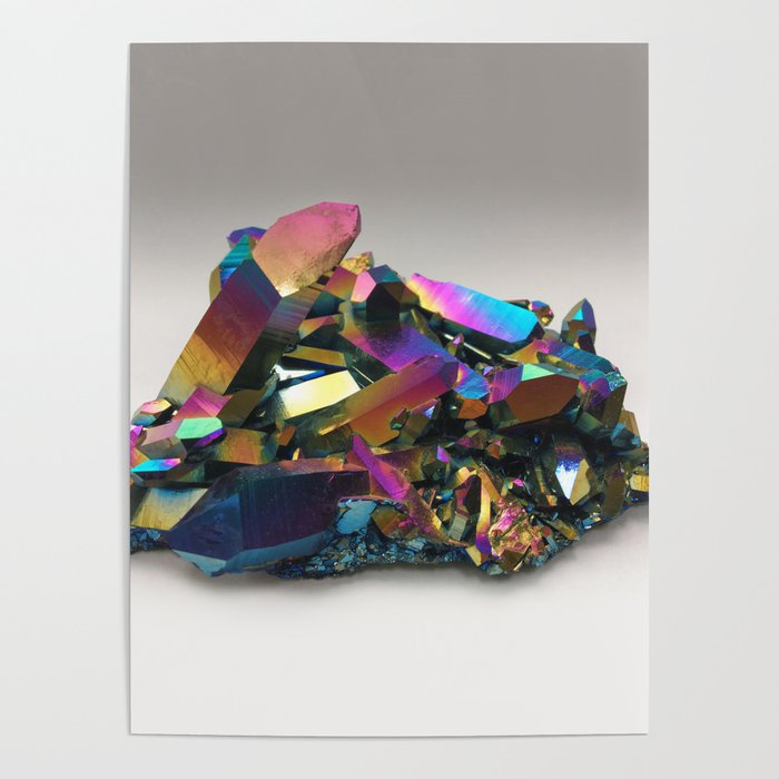 Titanium Rainbow Aura Quartz 1 Poster