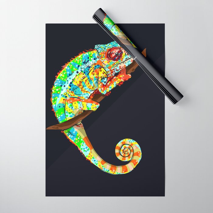 Color Changing Chameleon Wrapping Paper
