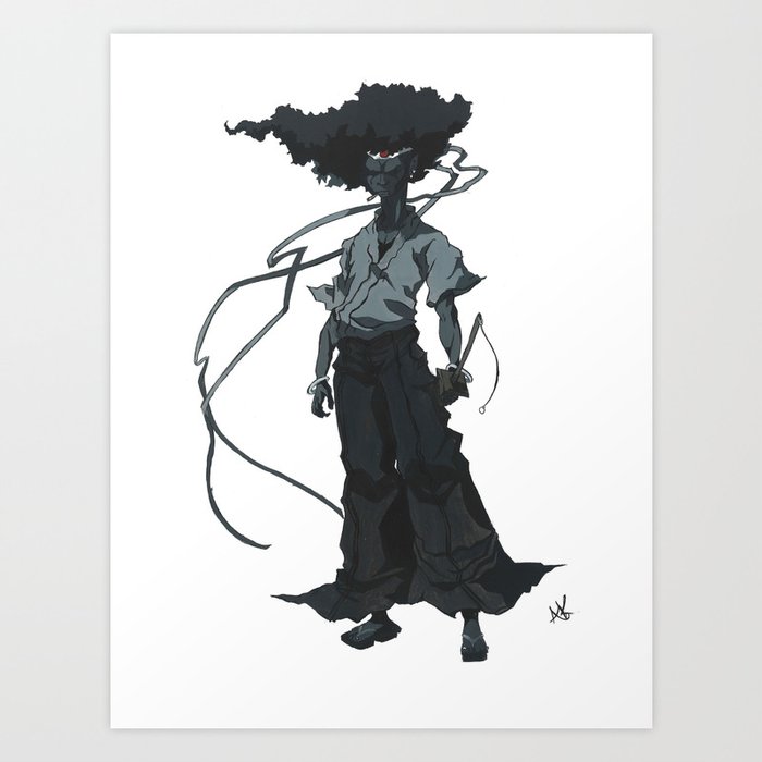 Afro - Characters & Art - Afro Samurai  Samurai art, Afro samurai, Samurai  artwork