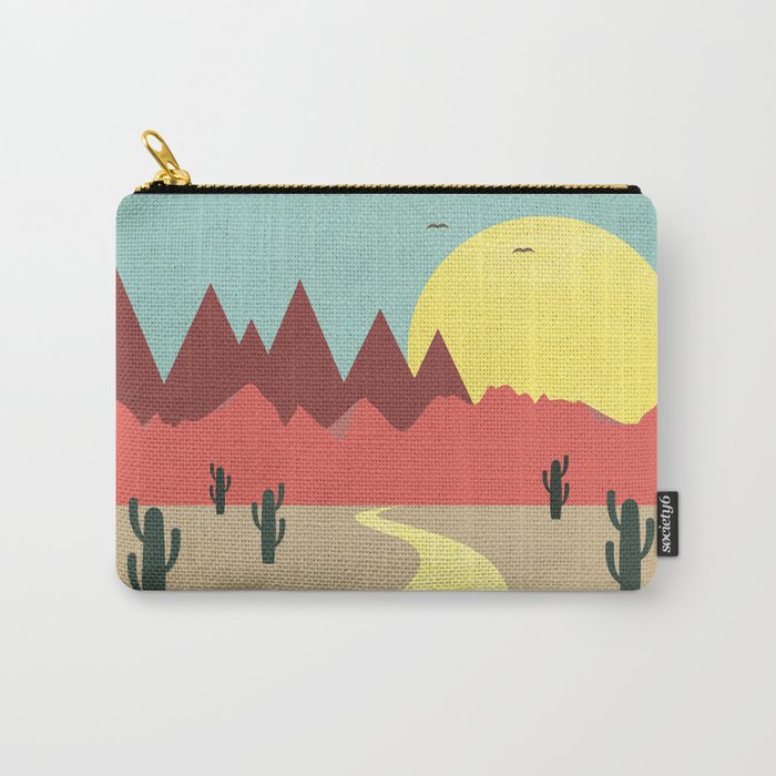 Desert and mountains Carry-All Pouch