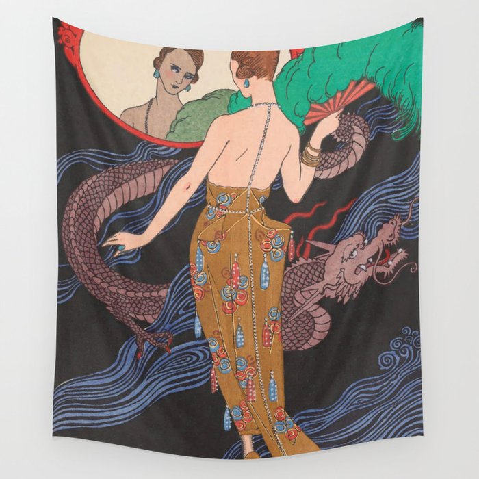 George Barbier Fashion 1919 Wall Tapestry