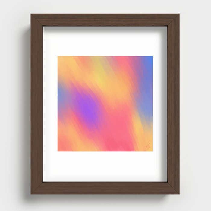 Morning Glory Recessed Framed Print