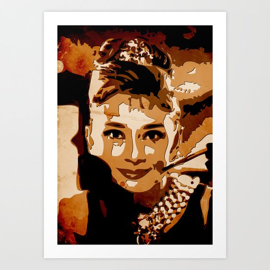 Audrey Hepburn Art Print
