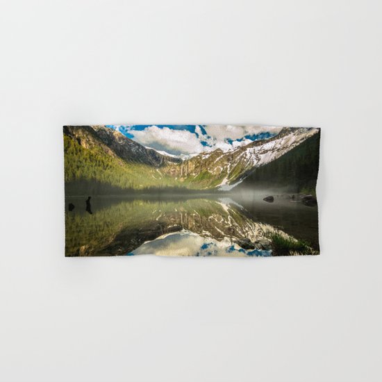 Mountains Reflection Hand & Bath Towel