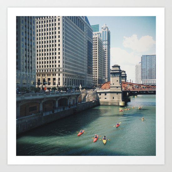 big city Art Print