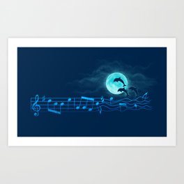 Ocean Symphony Art Print
