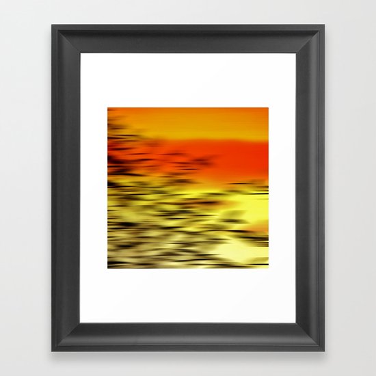Warm whisper Framed Art Print