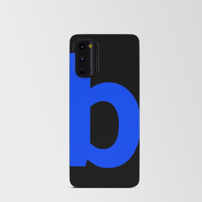 letter B (Blue & Black) Android Card Case
