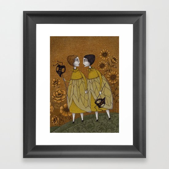 To Save the BEES! Framed Art Print