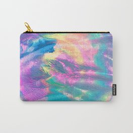 Rainbow Tie Dye Abstract Painting Carry-All Pouch