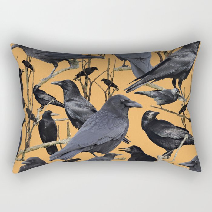 Crow | Corvidae Rectangular Pillow