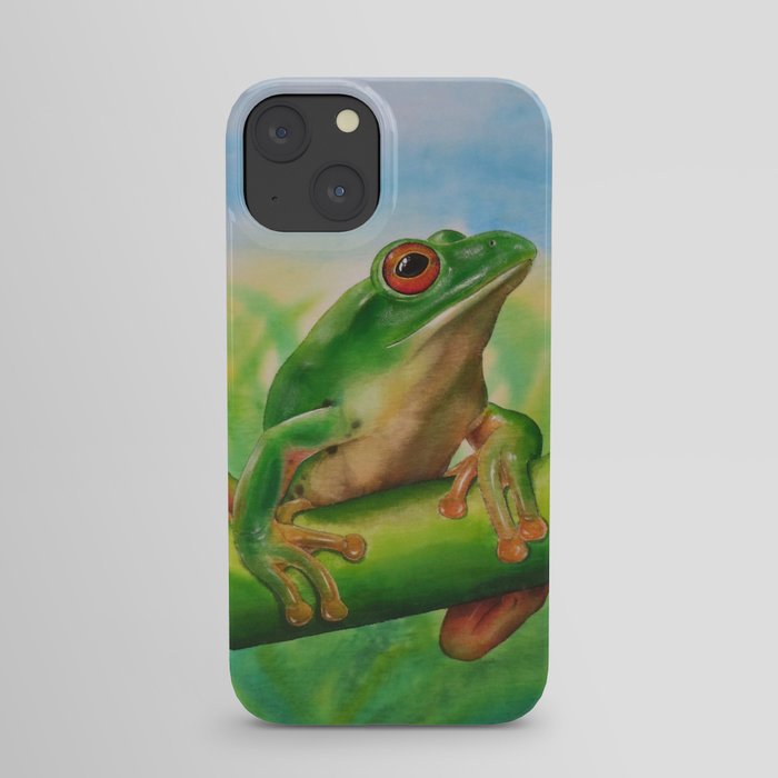 Green Treefrog iPhone Case