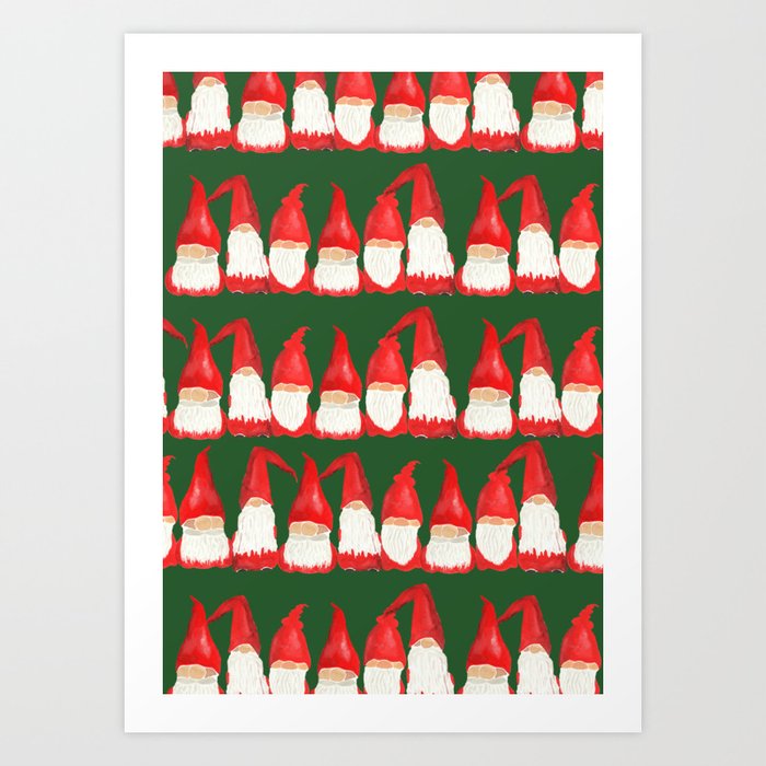 Wall of Gnomes- Hope For Lizzy Fundraiser Art Print