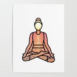 Sunrise Yoga Poster