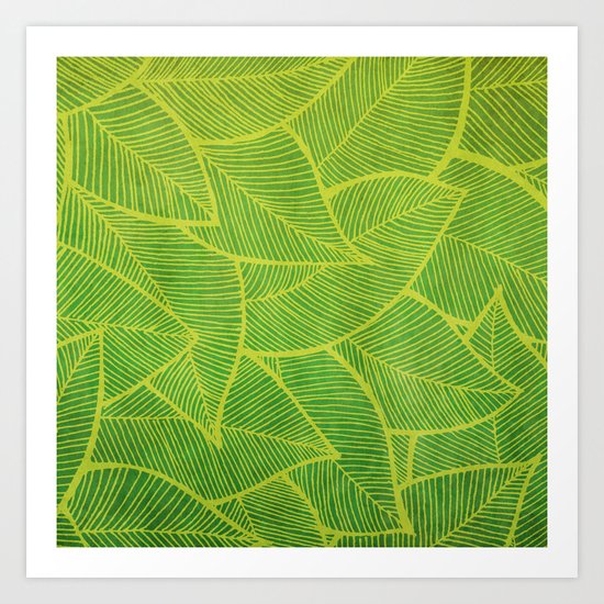 Leaves Art Print