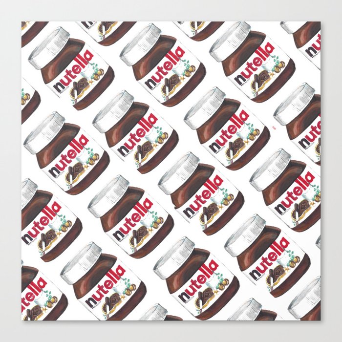 Nuts for Nutella Canvas Print