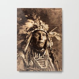 Native americans Metal Print | Fight, Calumet, Arrow, Warrior, Moccasin, Oil, Bow, Medicine, Warpath, Indians 