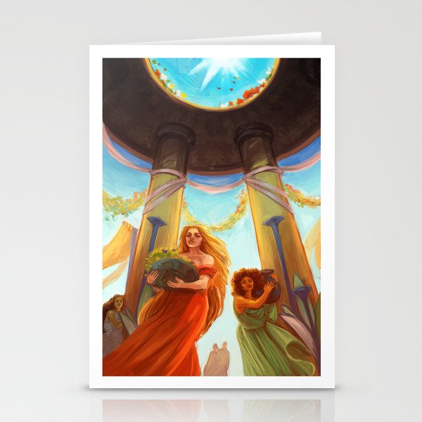 The Temple of Cyprien Stationery Cards