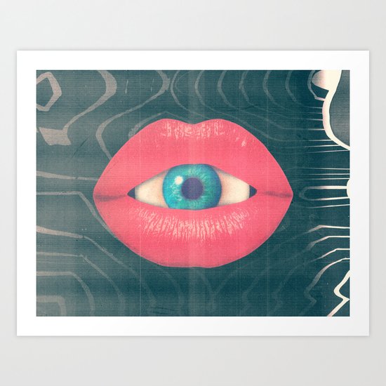 Lost & Found "Mouth" Art Print