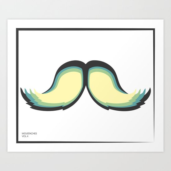 moustaches Art Print