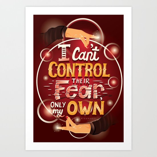 Fear Art Print