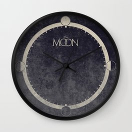 Lunar Phases Moon Cycles Wall Clock