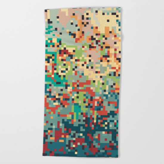 Pixelmania I Beach Towel